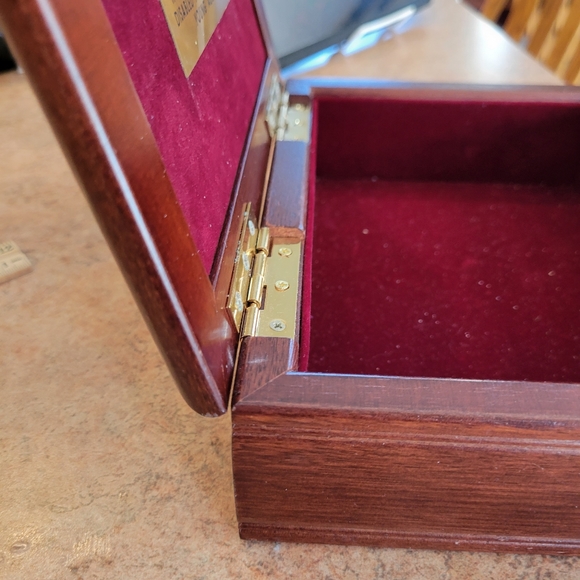 Wooden Box ~ Jewelry ~ Keepsake ~ Casa Colina Golf Course Motif ~ Memento Box - Picture 11 of 16